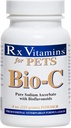 Rx Vitaminer Bio- C - C-vitamin til hunde og katte - med Lemon Bioflavonoider til allergy Relief - immunsupport supplement - fremmer sund Coat og hud - fælles supplement - 4 oz