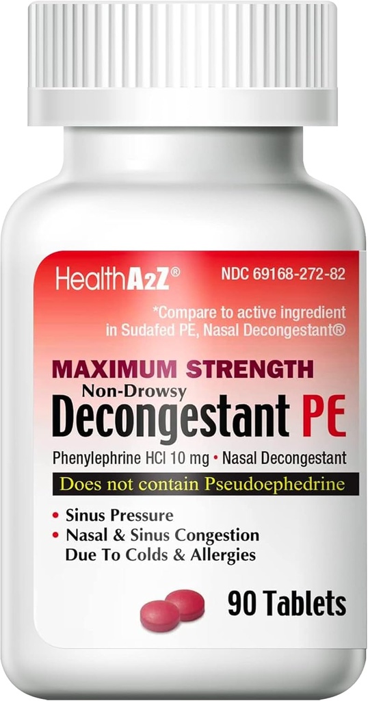 HealthA2Z ® Decongestant PE Note 124; Phenylephrin HCl 10 mg