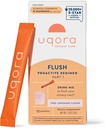 Uqora Flush - Vandladning * med D- Mannose, C-vitamin, B6-vitamin, kalium, Magnesium & Calcium - Glutenfri & Vegan - Pink Lemonade Flavor - 10 Pakninger (1 pakke)