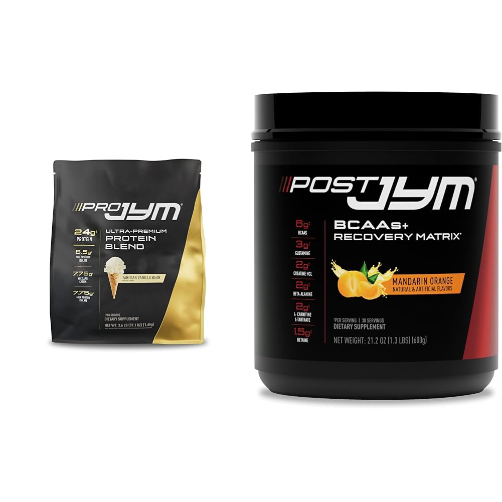 PRO JYM 45 Servering - Tahitian Vanilla Bean & - Post- workout med BCAA 's, Glutamin, Creatin HCL