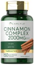 Carlyle Ceylon Cinnamon Complex med Gymnema og Mulberry Memory 124; 150 Kapsler Memory 124; Non- GMO, Gluten Free Supplement