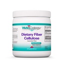 Nutricology Dietary Fiber Powder - 2000mg Uopløseligt Fiber Supplement, Mikrokrystallinsk Cellulose Powder, Pulveriseret Cellulose, ikke- Fermentable, Hypoallergen - 8,8 Oz