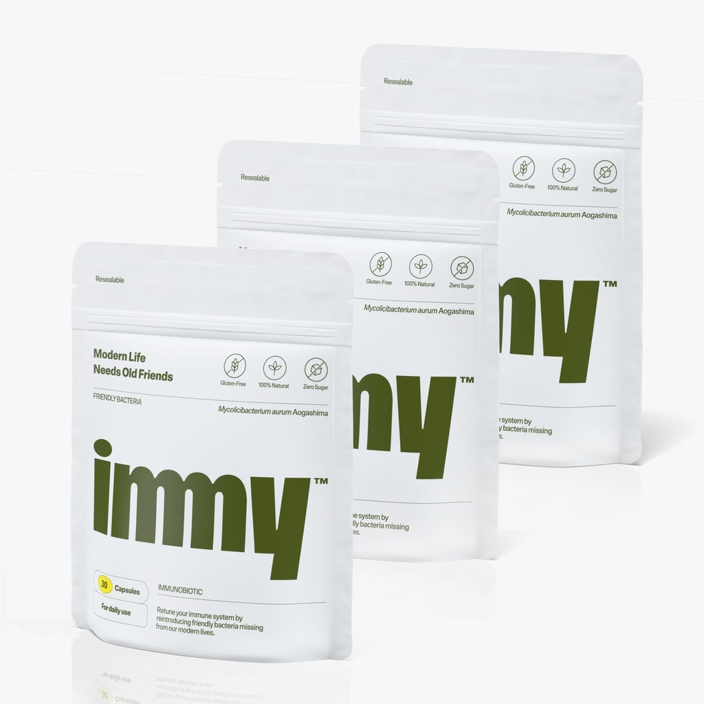 IMMY immunsupplement for mood support og Gut sundhed, 90 ct. - Understøtter fælles Relief, Focus & Mood support, Natural Calming Aid