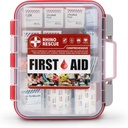 RHINO RESCUE 371 stykker OSHA All- Formål Førstehjælp Kit, Home & Office Professional Medical Supplies, Ideel til nødsituation, Skole, Business