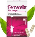 Femarelle ® Recharge - Menopause Supplement for kvinder - Klinisk Proven Menopause Relief - Hot Flashs, Night Sweats, Sleep & Libido Support Indenfor 1. Måned, Gluten- Free, GMO- Free & Hormone Free