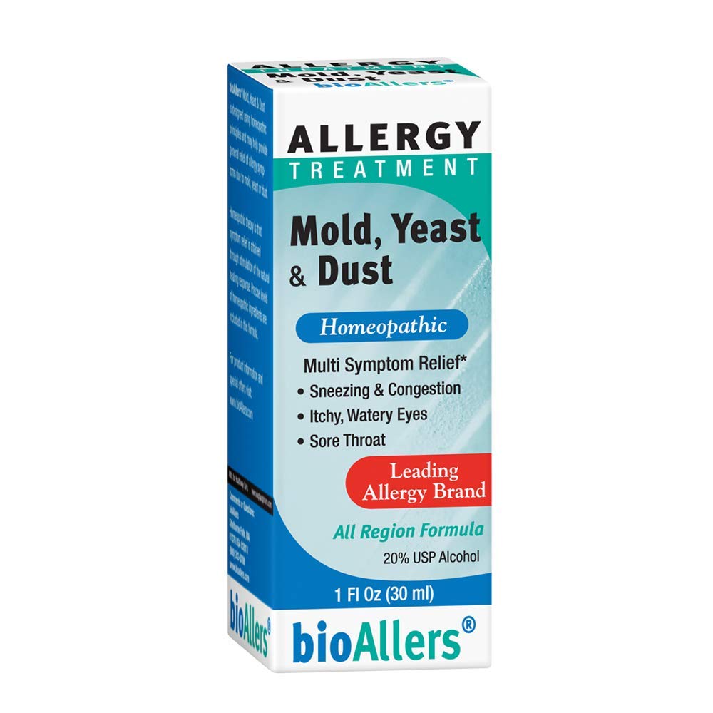 NaturalCare by bioAllers Allergy Treatment Homøopatisk Formel kan hjælpe med at lette nysen, Congestion, Kløe, udslæt & ure Eyes 1 Fl Oz (371400702017)
