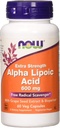 Nu fødevarer Alpha Lipoic Acid 600mg 60 Vegi kapsler