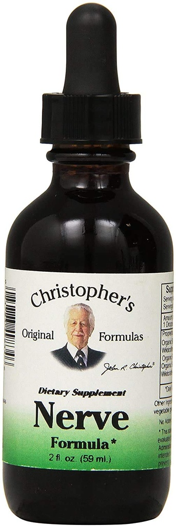 Christopher 's Original Formulas Nerve Formel, Natural Herbal Supplement, 2 oz