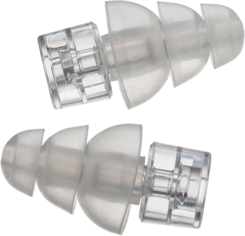 Etymotisk forskning ER20XS High- Fidelity Earplups (Koncerter, musikere, Flyvemaskiner, Motorcykler, Følsomhed og Universal Hearing Protection) - Stor, Clear Stem