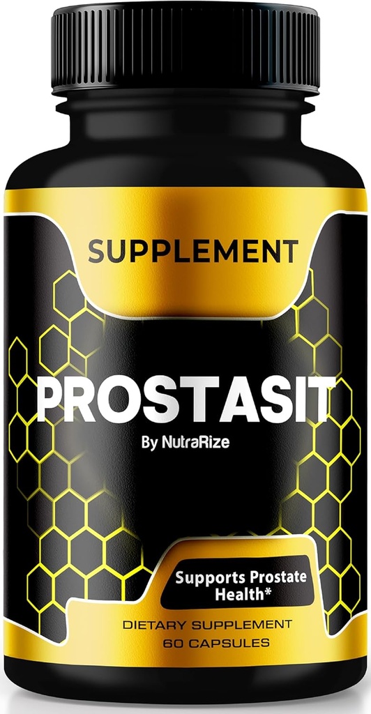 Prostasit kapsler, Alle naturlige Premium Formel til støtte Prostate Heath, Officielt tillæg for sundhed og velvære, Prosta Sit Pastillas Anmeldelser (60 Kapsler)