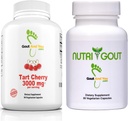 Tart Cherry Extract højpotent 3000 mg og NutriGuut urinsyre Support