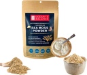 Ocean balance ren smag af Maine Sea Moss Powder (4oz) - Raw, Wildcrafted, Premium kvalitet - Understøtter Detox, fordøjelsessygdomme, immunsystem, hud og hår efter naturens valg