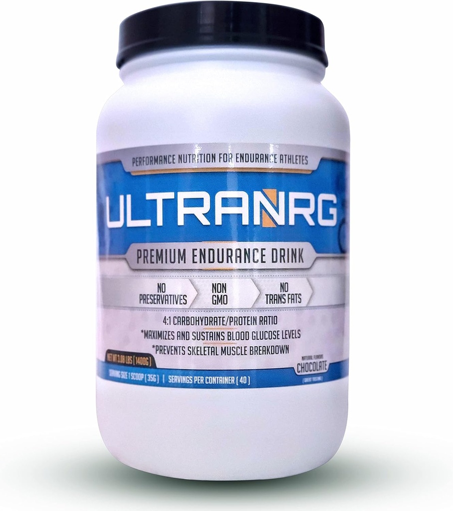Endurance Drink Mix, Chokolade (35g, 40 portioner) Flydende ernæring for atleter. Regulerer blodglukoseniveauet. Forhindrer skeletmuskuløs opdeling. Ingen præservative- Non GMONT Trans Fedts