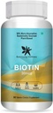 Biotin 30mcg, supplement til hårvækst, stærkt hår og glødende hud, tændstikker Nail Brigillesess 90 tabletter