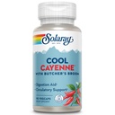 SOLARAY Cool Cayenne Pepper 40.000 HU med slagtere Kost til sund cirkulation Support