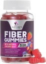 Fiber Gummies for voksne 4g - Prebiotic Plant Based Fiber Gummy supplement til fordøjelsesmæssig sundhed & regularitet support, daglige Prebiotic Supplement understøtter Gut Sundhed for kvinder & mænd, Vegan - 60 Gummies