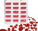 Jern, folinsyre supplement, C-vitamin & Vitamin-B12; understøtter blodopbygning, immunitet og energi