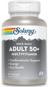 Solaray Når daglig voksen 50 + Komplet Multivitamin til kvinder og mænd, essentielle vitaminer og kappede mineraler for sund energi, hjerte, hjerne og immunforsvar, Med CoQ10 & Lutein, Jern Free, 90 VegCaps