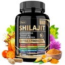 Shilajit Supplement med Sea Moss, Ashwagandha, Tongkat Ali - Shilajit Pure Himalayan Organic Fulvic Acid Capsules - 90 Greve