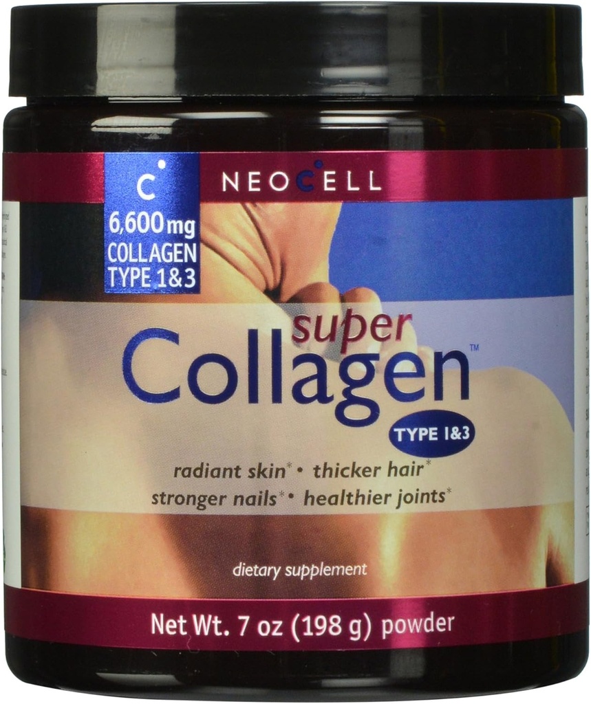 Neocell Super Collagen Pulver A 6 600 mg Collagen Type 1 & 3 - Ikke aromatiseret - 7 Ounces
