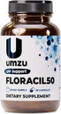 UMZU Floracil50 Prebiotika og probiotika til kvinder + mænd, 50 milliarder CFU til fordøjelse, Gut Health, Acidophilus, Rhamnousus, Immunitet, energi (30 kapsler)
