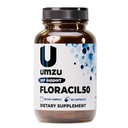UMZU Floracil50 Prebiotika og probiotika til kvinder + mænd, 50 milliarder CFU til fordøjelse, Gut Health, Acidophilus, Rhamnousus, Immunitet, energi (30 kapsler)