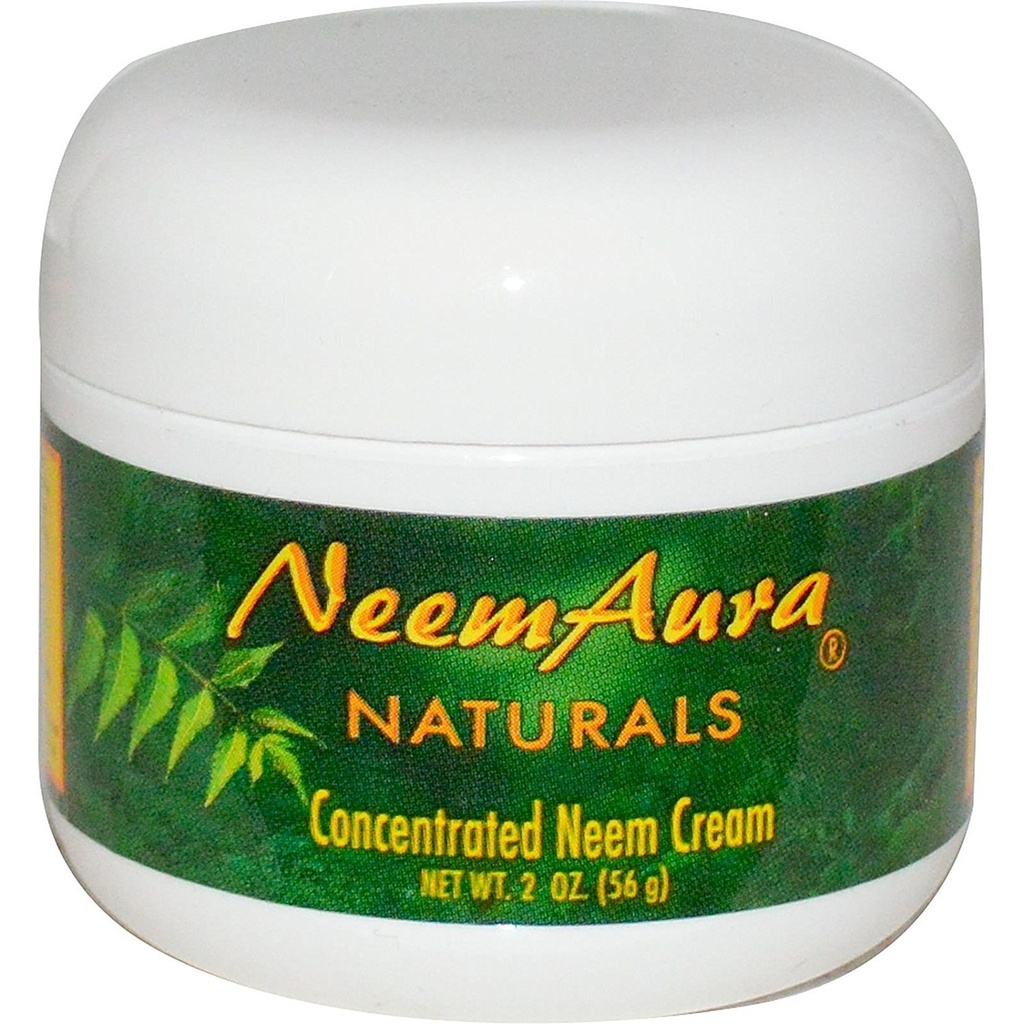 Neemaura Naturals Neem Cream med Aloe og Neem Oil, 2 Oz
