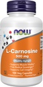 NU Foods Supplements, L- Carnosine (Beta- Alanyl- L- Histidine) 500 mg, Sund Aging, 100 Veg kapsler