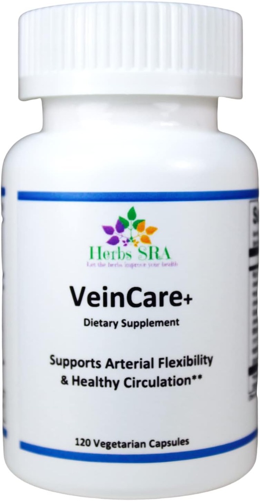 Rutin, Horse Chestnut, Grape Seed, Bilberry, Natokinase - fremmer Optimal Vein funktion - Cirkulationsunderstøttelse - 120 kapsler.