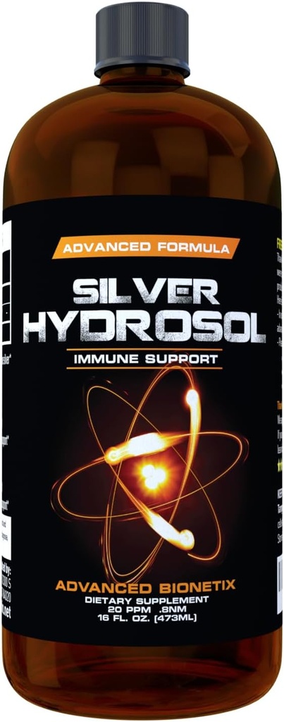 Pharmacist Anbefalet 16 oz Avanceret Bionetix Kolloid Sølv Hydrosol, Alle naturlige & fremmer et sundt immunsystem. Kolloid sølv, der faktisk virker!
