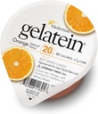Medtrition Gelatein Orange: 20 Grams of Protein. Sugar Free. Ideal for Clear Liquid Diets, swallowing Difficulties, bariatric, Dialysis and Oncology. Great pre or Post-Workout Snack. (12 Pack)