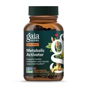 Gaia Herbs Metabolic Activator - Natural Energy Supplement for Metabolisme Support - Lavet med Panax Notoginseng & Astragalus Extract - Gratis fra Dairy, Soy & Gluten - 60 kapsler (60 Servere)