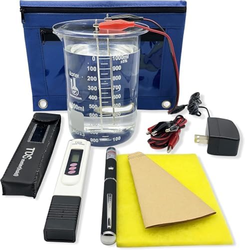Forstærket Chris Colloidal Silver Generator Kit med 99,99% Pure Wire. Bare tilføje Destilleret vand og en krukke!