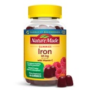 Nature Made Iron 18 mg per servering med C-vitamin, Kosttilskud til Red Blood Cell Support, 60 Gummies, 30 dages forsyning