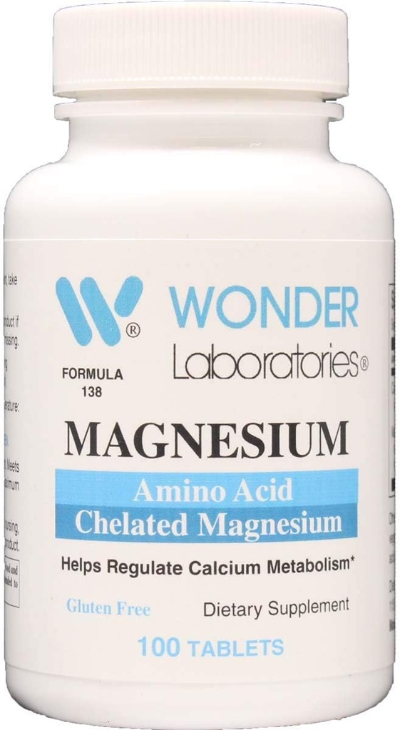 Chelated Magnesium, Aminosyre, Formuleret til at give dig maksimal absorption (100)