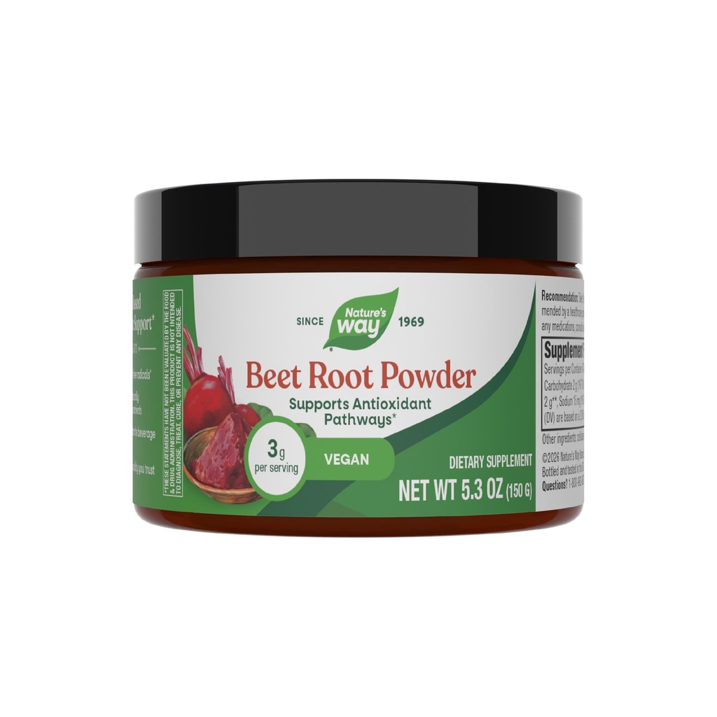 Nature 's Way Beet Root Powder, Understøtter Antioxidant Pathways *, 5 Oz