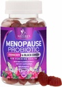 Menopause Kosttilskud til kvinder - 3 milliarder CFU Natural Menopause Relief for Mild Hot Flashs & Night Sweats, PH, Vaginal Health Support Probiotika til kvinder Gummy, Probiotisk supplement - 60 Gummies