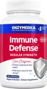 Enzymedica, immunforsvar, regelmæssig styrke, proteolytiske enzymer til immunforsvar, 120 greve