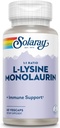 SOLARAY L- Lysin Monolaurin immunforsvar supplement, 1: 1 Ratio for immunsystemet funktion, 500 mg hver, 60- dag penge tilbage garanti, 30 Servere, 60 VegCaps