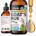 BIO KRAUTER Goats Rue Amning Supplement Tincture - Vegan, Alkohol & Sukker Free Drops 4 Fl.Oz.