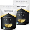 Terrasoul Superfood Premium Nutritional Gær Flakes, 2 Lbs (Pack of 2), Foraliseret, Savory Superfood til Vegansk ost, krydderier og Plantbaseret protein Boost