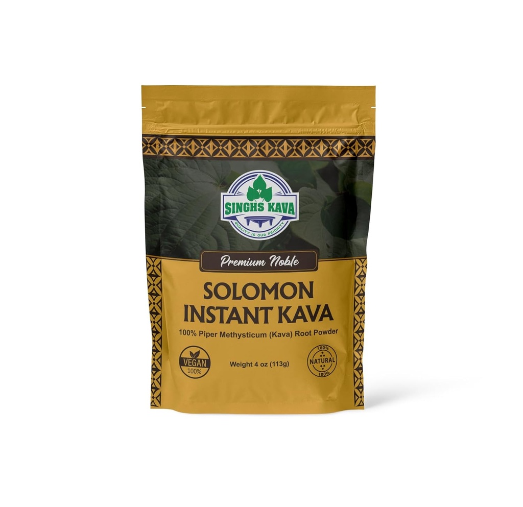 Micronized Instant Kava Powder-Solomon Kava (4 oz)