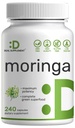 Moringa Kapsler 9.000mg Herbal Ækvivalent, 240 Kapsler - 4 måneders Tilgang - Maksimal Potency Pure Moringa Leaf Extract - Komplet Green Superfood supplement til energi, hud og immunforsvar