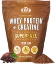 B.rad Superfuel - Græs Fed Whey Protein Isolate Boostet med Creatin Note 124; Farm-Fresh, Easy- to- Digest, Clean Ingredients