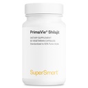 Supersmart - Super Shilajit 500mg per dag (høj potens) - PrimaVie Shilajit Supplement - Himalayan, Renset & Organic Shilajit Budd124; Non- GMO & Gluten Free - 60 vegetariske kapsler