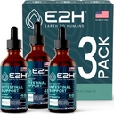E2H Advanced Intestinal Support - Understøtter Intestinal Balance og Gut Health -Wormwood og Black Walnut Extract - Non-GMO, Vegan - (3 flasker)