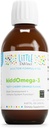 DAVINCI Labs kiddOmega-3 - Liquid Omega-3 supplement til børn - til immunsystem, fokus og hjernestøtte * - med munk frugt, DHA, EPA og mere - Cherry Orange Flavor - 200ml