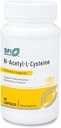 Klaire Labs SFI Health N- Acetyl- L- Cysteine 500mg - Aminosyre Glutathione Precursor NAC - supplement til støtte Cellulær antioxidant Protection - Hypoallergen, Soy- Free, Corn- Free (90 kapsler)