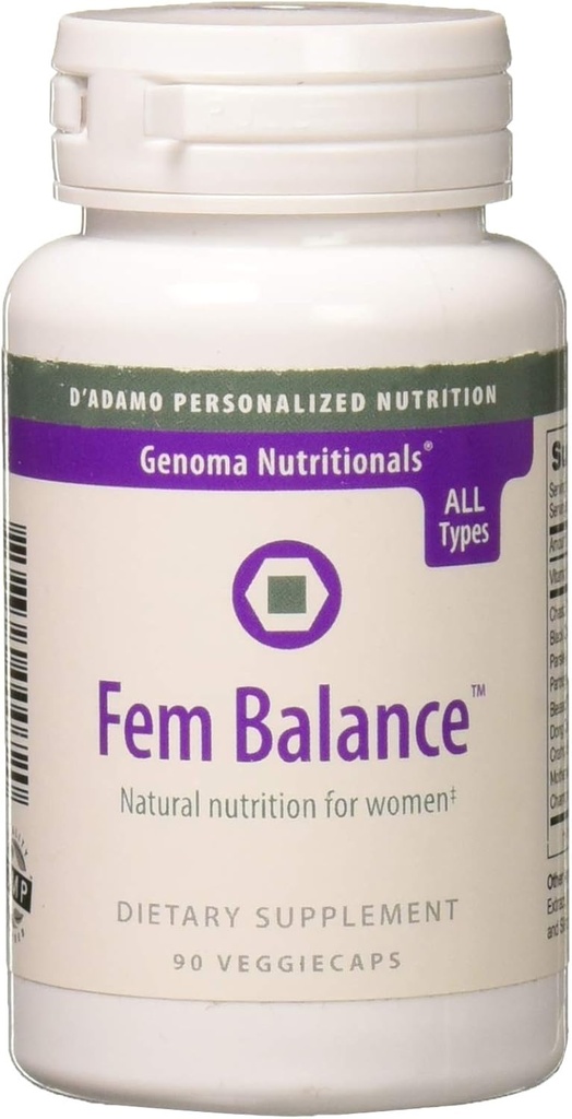 D 'Adamo Personaliseret Nutrition Fembalance, 90 Count