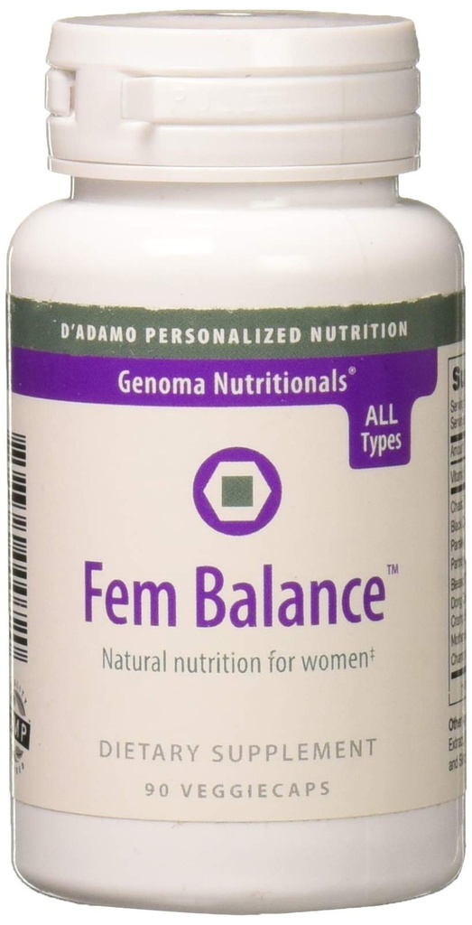 D 'Adamo Personaliseret Nutrition Fembalance, 90 Greve